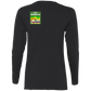 ArtichokeUSA Custom Design. Pitfall Game. Activision Parody. Ladies' 100% Cotton Long Sleeve T-Shirt