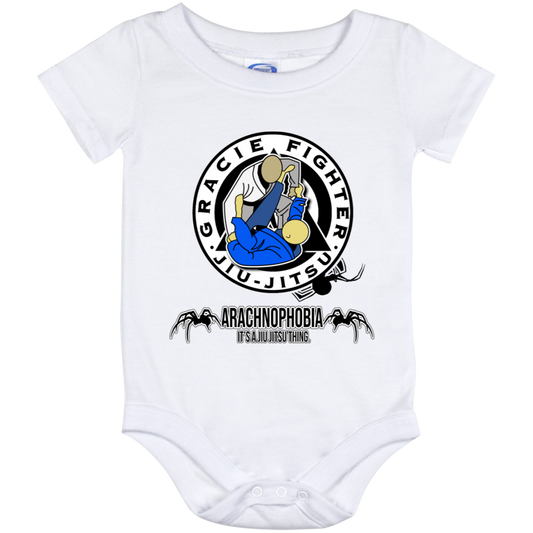 Artichoke Fight Gear Custom Design #1. Arachnophobia. It's A Jiu Jitsu Thing. Spider Guard. BJJ. Baby Onesie 12 Month