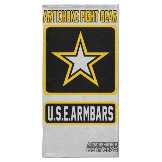 Artichoke Fight Gear Custom Design #2. USE ARMBARS. Towel - 15x30