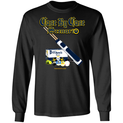 The GHOATS Custom Design. #6 Case by Case Scenario. Long Sleeve Cotton T-Shirt