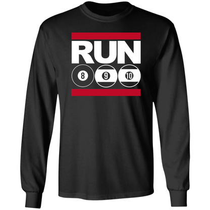 The GHOATS Custom Design. #29 run 8 9 10 ball. Long Sleeve Cotton T-Shirt