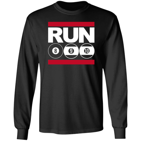 The GHOATS Custom Design. #29 run 8 9 10 ball. Long Sleeve Cotton T-Shirt