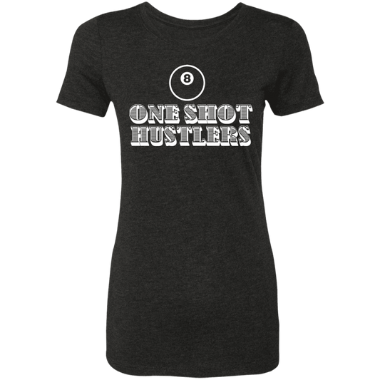 The GHOATS Custom Design. #22 One Shot Hustlers. Ladies' Triblend T-Shirt