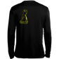 OPG Custom Design #19. GUCK FOLF. Men's Edition. Long Sleeve 100% Polyester Moisture-Wicking Tee
