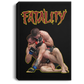 Artichoke Fight Gear Custom Design #11. Fatality. Mortal Kombat Parody. MMA.  Portrait Canvas .75in Frame