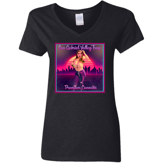 SGV  Ladies' 5.3 oz. V-Neck T-Shirt