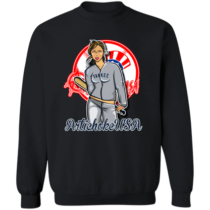 ArtichokeUSA Character and Font Design. Let’s Create Your Own Design Today. Brooklyn. Crewneck Pullover Sweatshirt