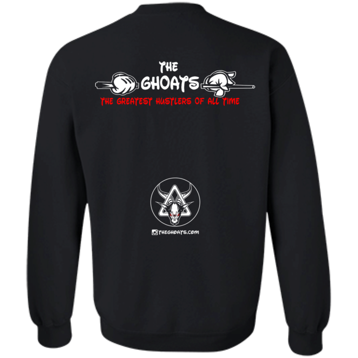 The GHOATS Custom Design. #5 The Best Offense is a Good Defense. Crewneck Pullover Sweatshirt