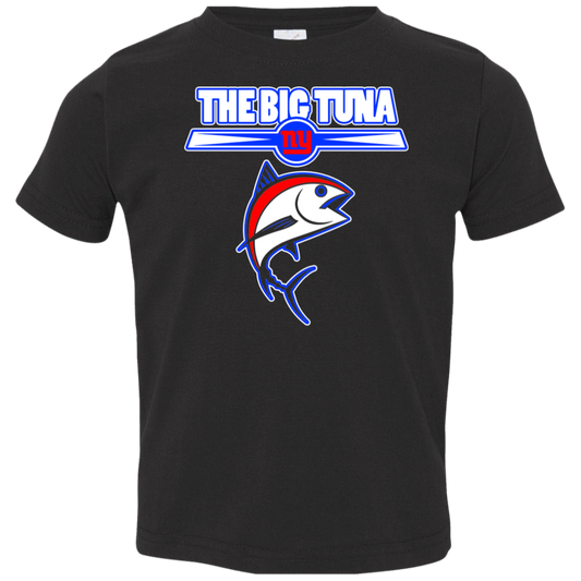ArtichokeUSA Custom Design. The Big Tuna. Bill Parcell Tribute. NY Giants Fan Art. Toddler Jersey T-Shirt