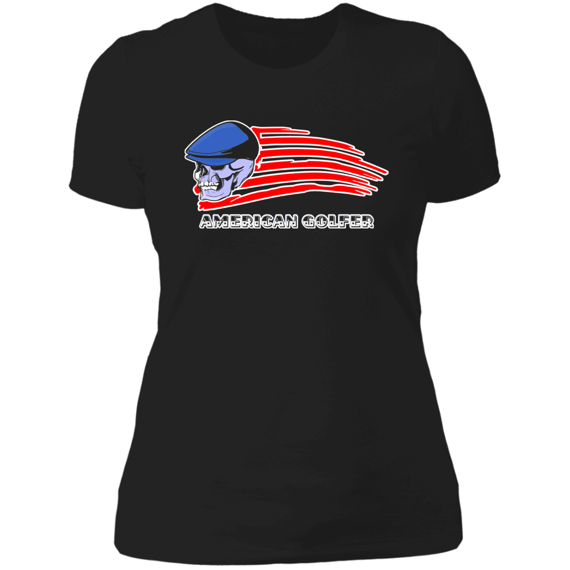 OPG Custom Design #12. Golf America. Male Edition. Ladies' Boyfriend T-Shirt