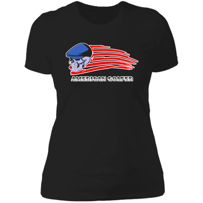 OPG Custom Design #12. Golf America. Male Edition. Ladies' Boyfriend T-Shirt