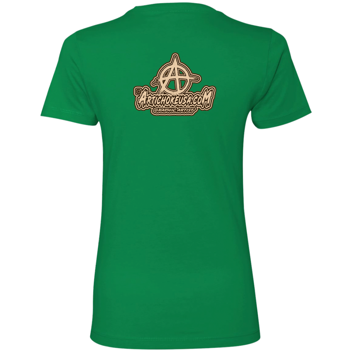 ArtichokeUSA Character and Font design. Let's Create Your Own Team Design Today. Mullet Mike. Ladies' Boyfriend T-Shirt