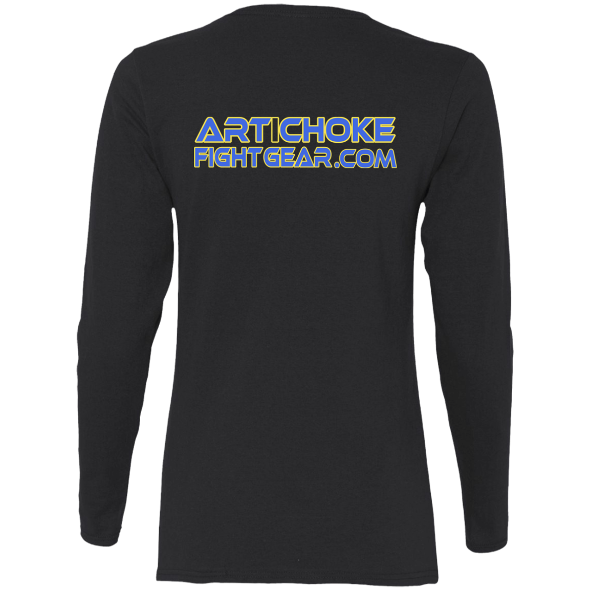 Artichoke Fight Gear Custom Design #13. BJJ, The New National Pastime. Ladies' 100% Pre-Shrunk Cotton Long Sleeve
