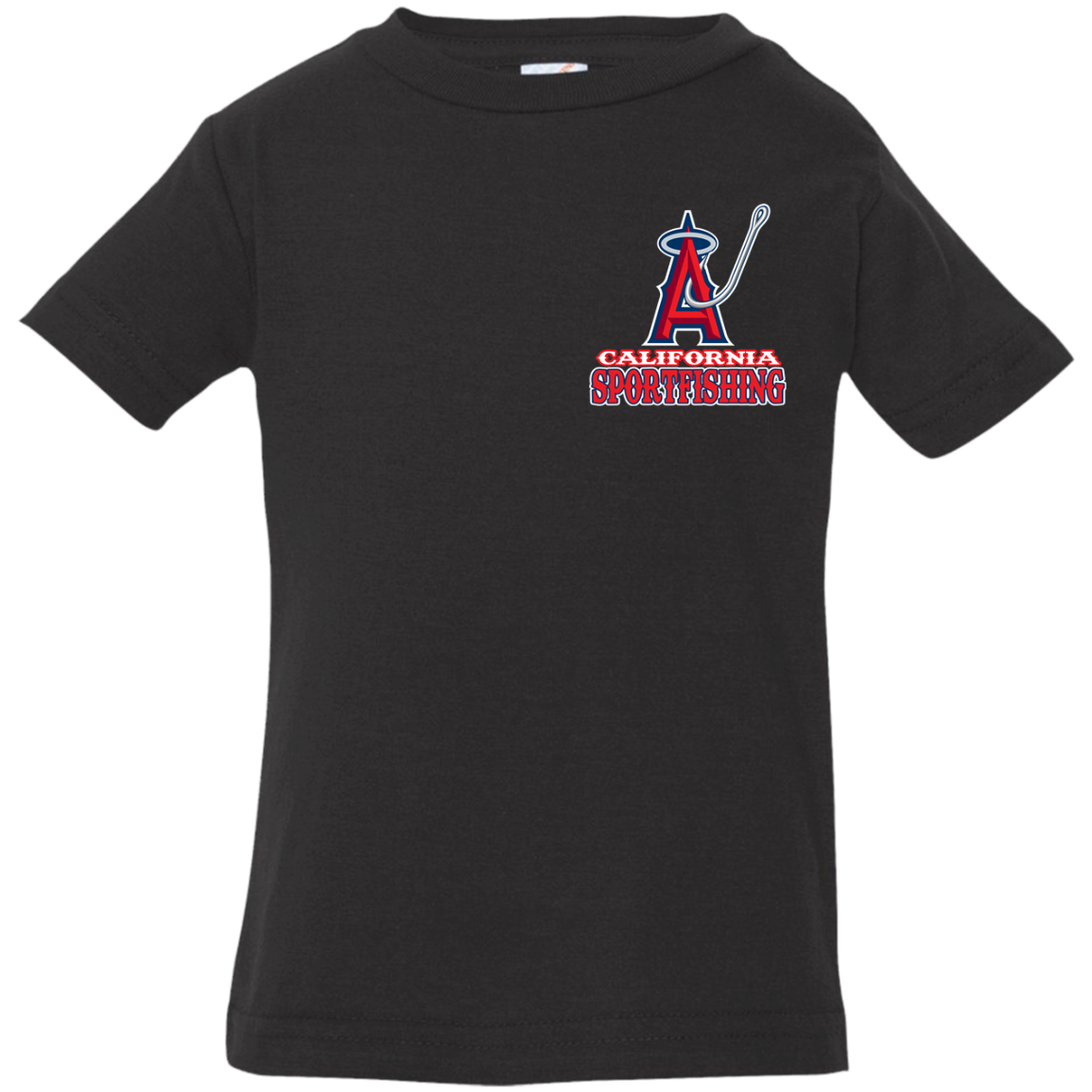 ArtichokeUSA Custom Design. Anglers. Southern California Sports Fishing. Los Angeles Angels Parody. Infant Jersey T-Shirt