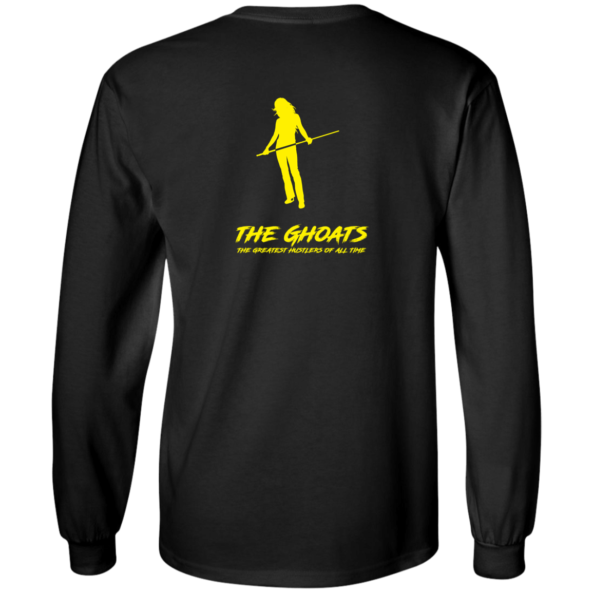 The GHOATS Custom Design. #34 Beware of Sharks. Play at Your Own Risk. (Ladies only version). Youth LS T-Shirt