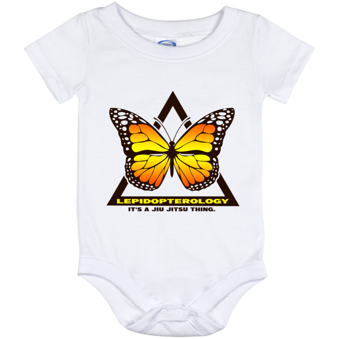 Artichoke Fight Gear Custom Design #6. Lepidopterology (Study of butterflies). Butterfly Guard. Baby Onesie 12 Month