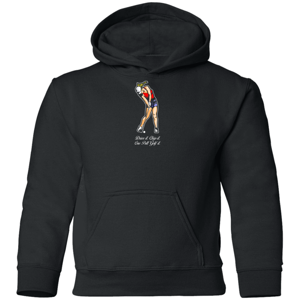 OPG Custom Design #9. Drive like a girl. Youth Pullover