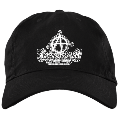 Embroidered Brushed Twill Unstructured Dad Cap