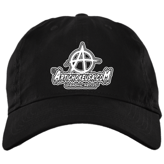 Embroidered Brushed Twill Unstructured Dad Cap