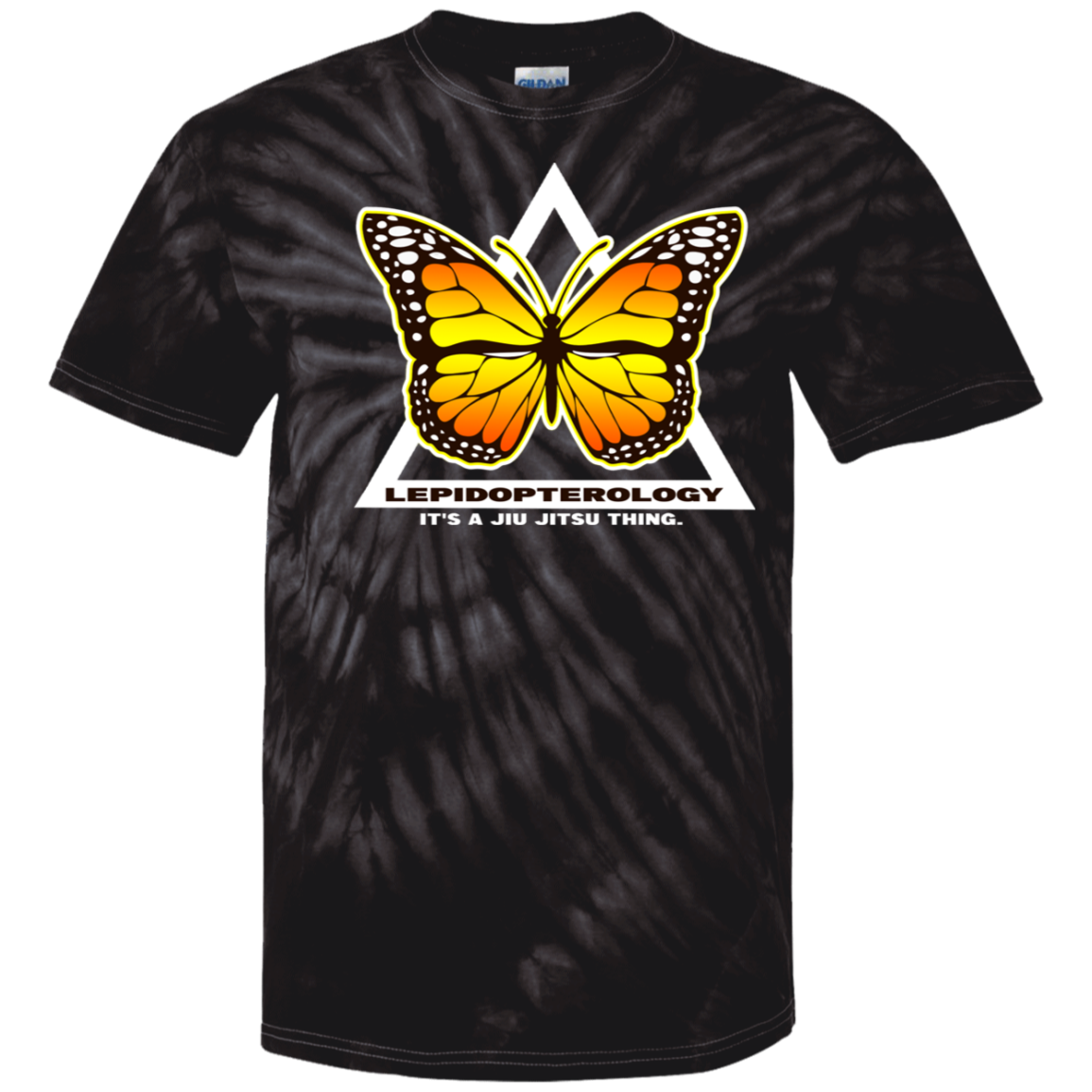 Artichoke Fight Gear Custom Design #6. Lepidopterology (Study of butterflies). Butterfly Guard. Youth Tie Dye T-Shirt