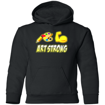 ArtichokeUSA Custom Design. Art Strong. Youth Pullover Hoodie