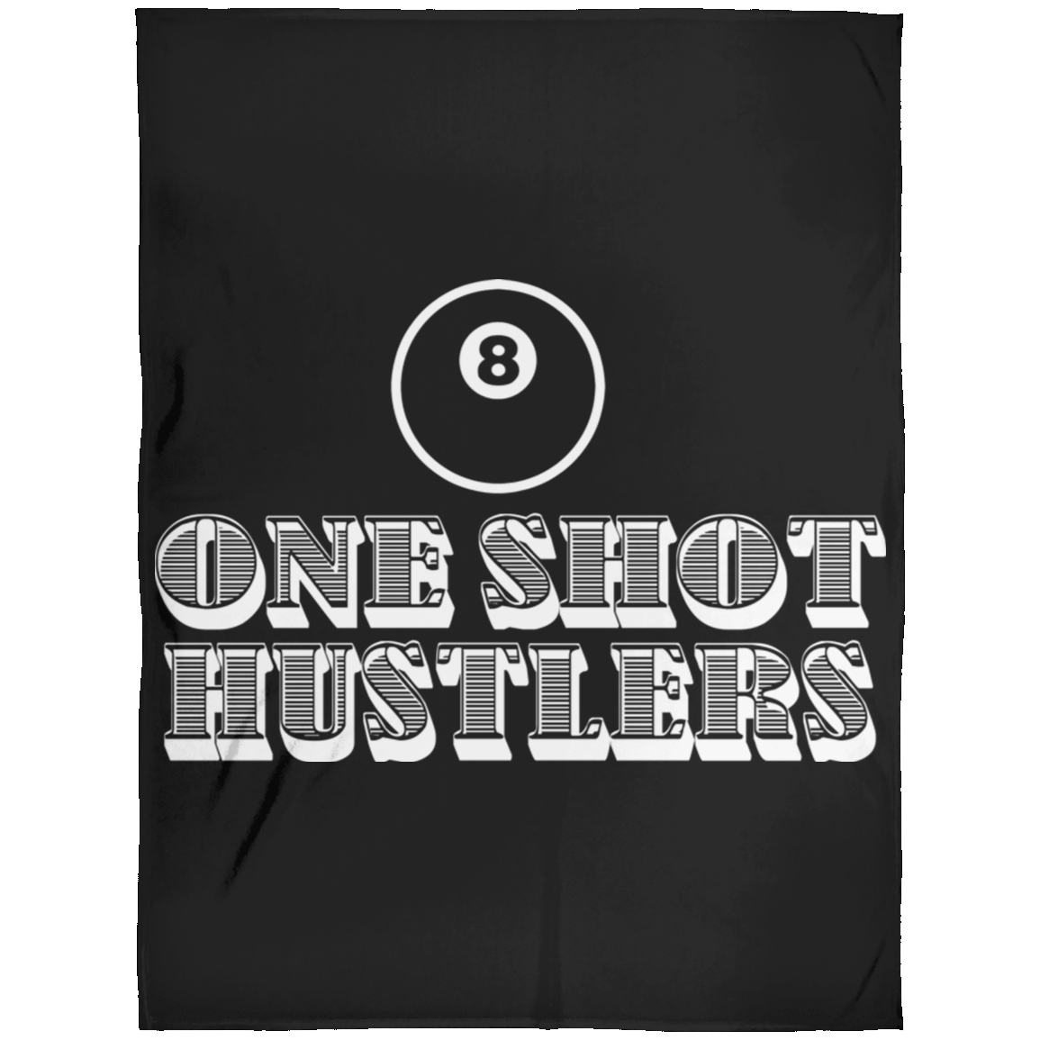 The GHOATS Custom Design. #22 One Shot Hustlers. Fleece Blanket 60x80