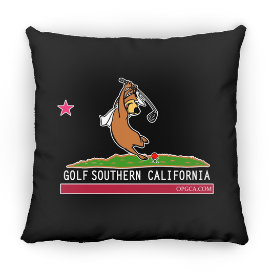 OPG Custom Design #15. Golf California Part 2 Fan Art. Square Pillow 18x18