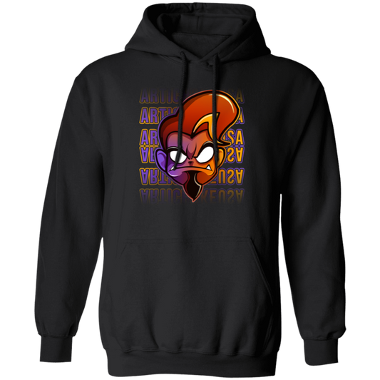 ArtichokeUSA Character and Font design. Let's Create Your Own Team Design Today. Arthur. Basic Pullover Hoodie
