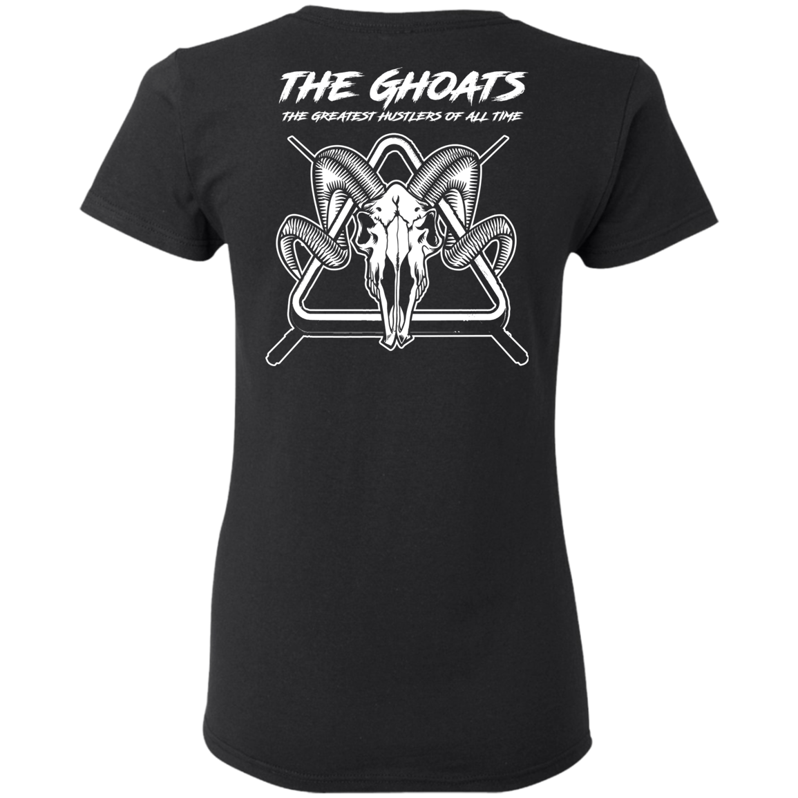 The GHOATS Custom Design #28. Shoot Pool. Ladies' Basic 100% Cotton T-Shirt