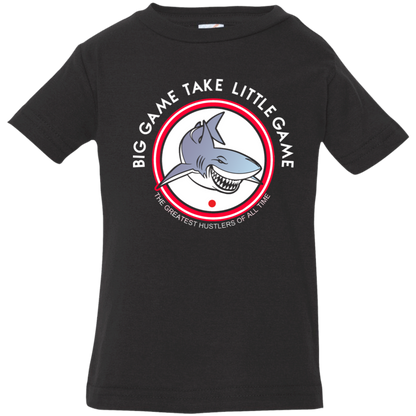 The GHOATS Custom Design. #25 Big Game Take Little Game. Infant Jersey T-Shirt