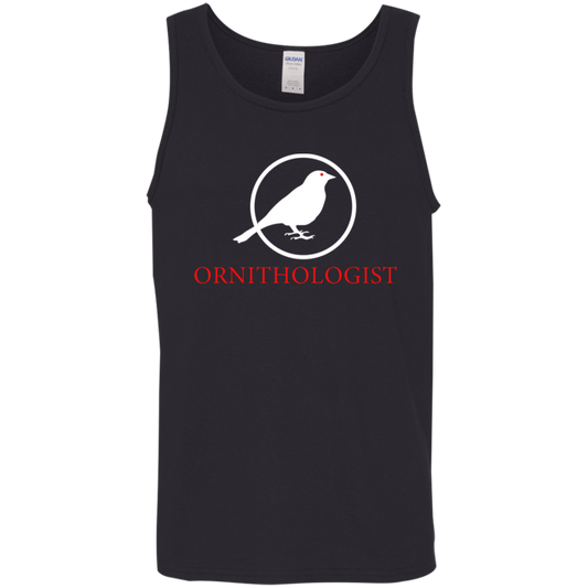 OPG Custom Design # 24. Ornithologist. A person who studies or is an expert on birds. Cotton Tank Top 5.3 oz.