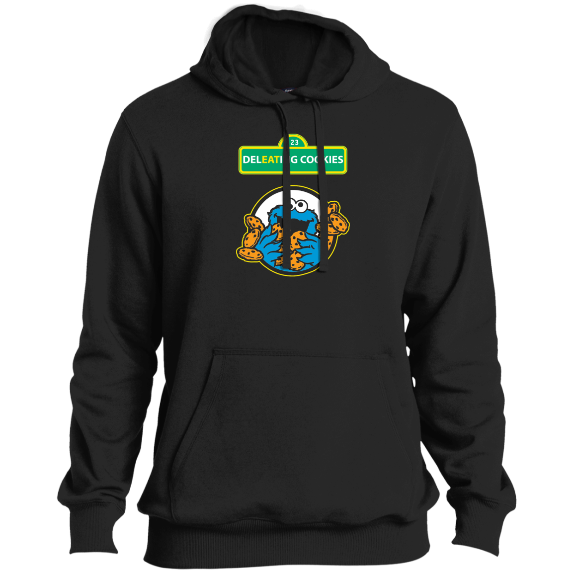 ArtichokeUSA Custom Design #55. DelEATing Cookes. IT humor. Cookie Monster Parody. Ultra Soft Pullover Hoodie