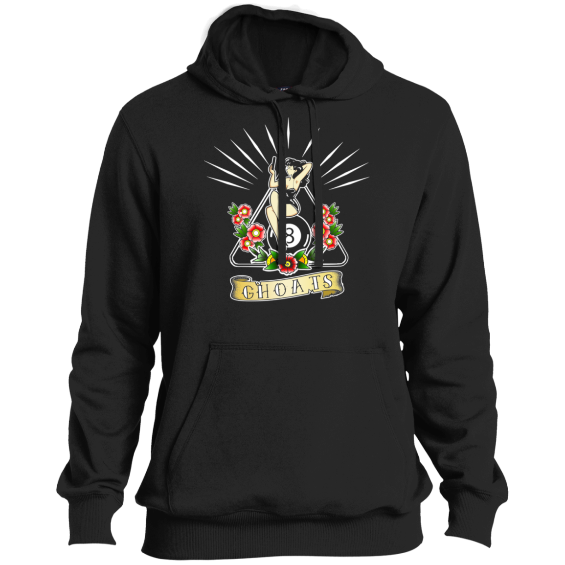 The GHOATS Custom Design. #23 Pin Up Girl. Ultra Soft Pullover Hoodie