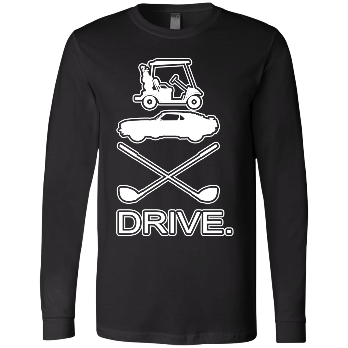 OPG Custom Design #8. Drive. Jersey Long Sleeve T-Shirt