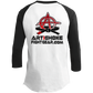 Artichoke Fight Gear Custom Design #8. Finish Him! 3/4 Raglan Sleeve Shirt