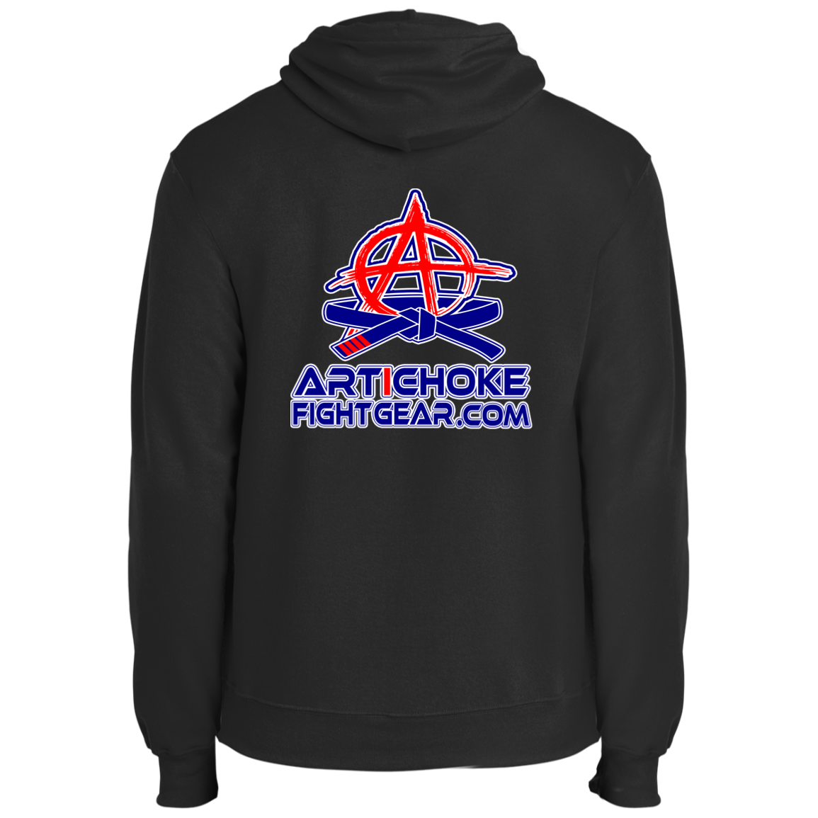 Artichoke Fight Gear Custom Design #4. MLB style BJJ. Fleece Pullover Hoodie