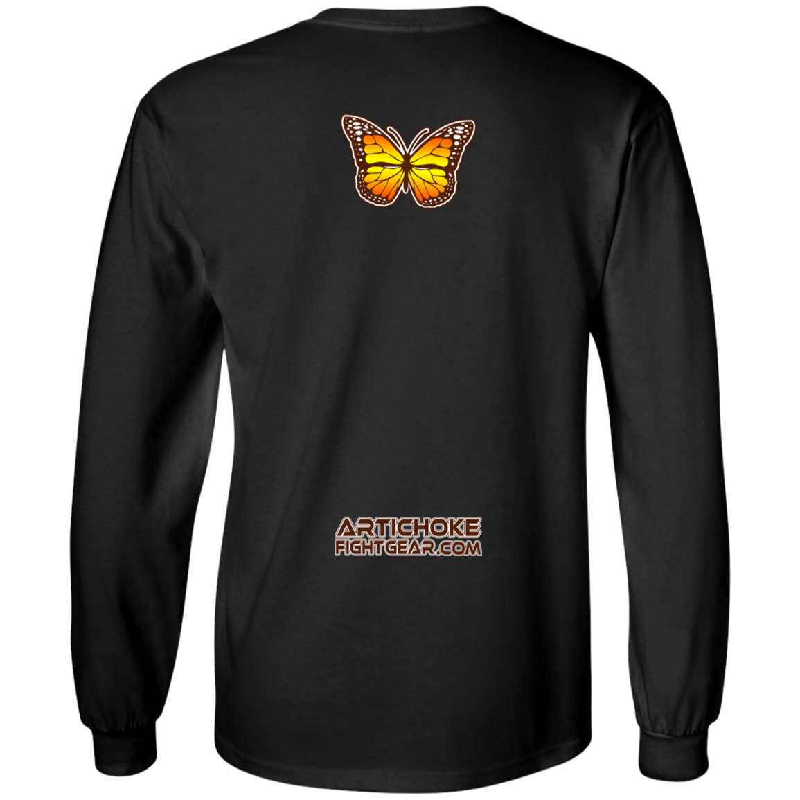 Artichoke Fight Gear Custom Design #6. Lepidopterology (Study of butterflies). Butterfly Guard. 100% Cotton Long Sleeve