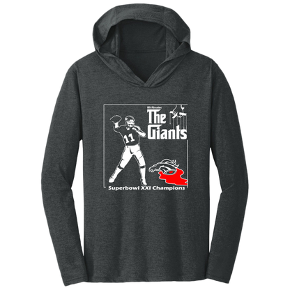 ArtichokeUSA Custom Design. Godfather Simms. NY Giants Superbowl XXI Champions. Triblend T-Shirt Hoodie