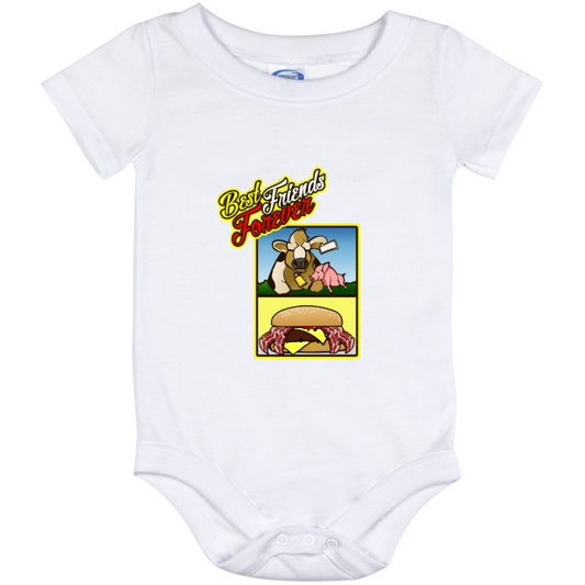ArtichokeUSA Custom Design. Best Friends Forever. Bacon Cheese Burger. Baby Onesie 12 Month