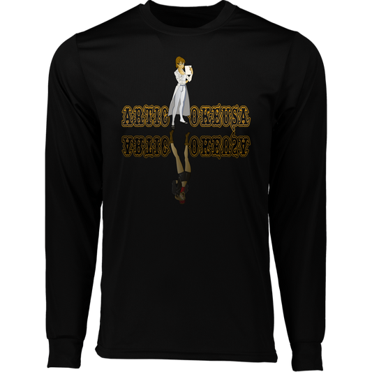 ArtichokeUSA Custom Design. Façade: (Noun) A false appearance that makes someone or something seem more pleasant or better than they really are.  Long Sleeve Moisture-Wicking Tee