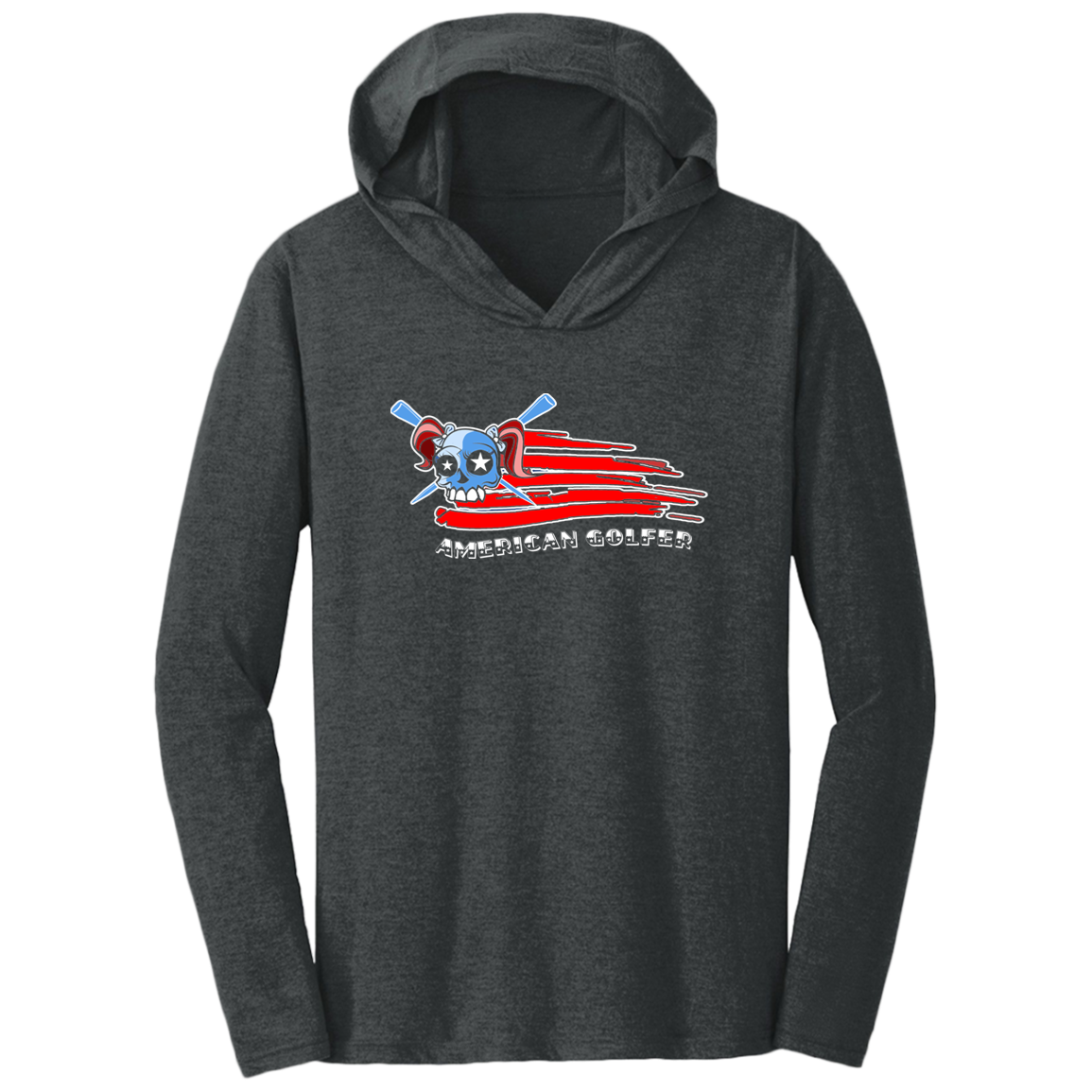 OPG Custom Design #12. American Golfer. Female Edition. Triblend T-Shirt Hoodie