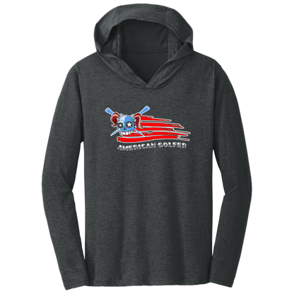 OPG Custom Design #12. American Golfer. Female Edition. Triblend T-Shirt Hoodie