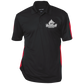 Embroidered Performance Textured Three-Button Polo