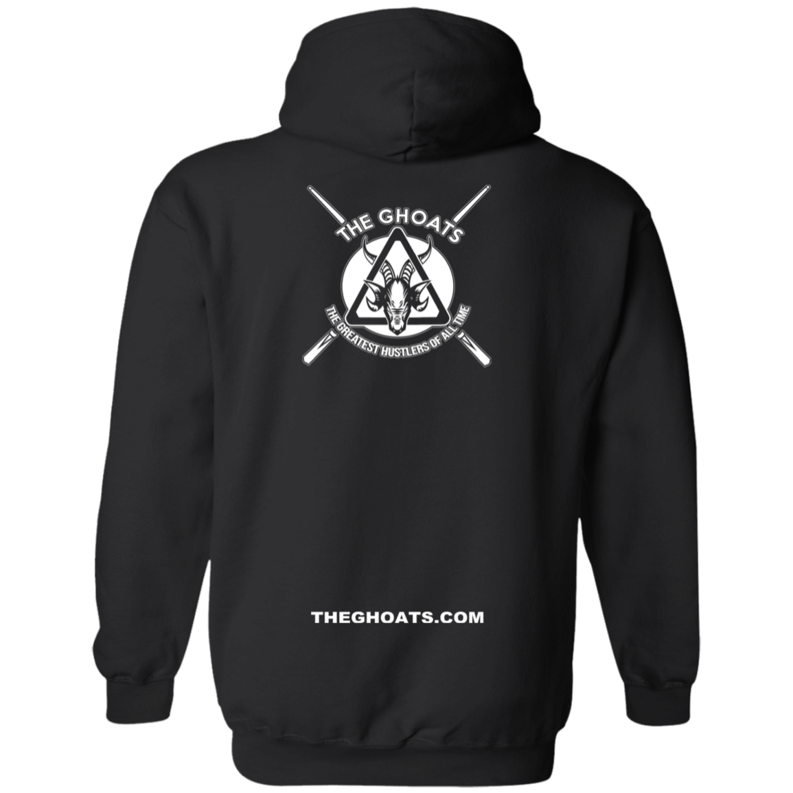 The GHOATS Custom Design. #26 SHOOT POOL NOT PEOPLE. Basic Pullover Hoodie