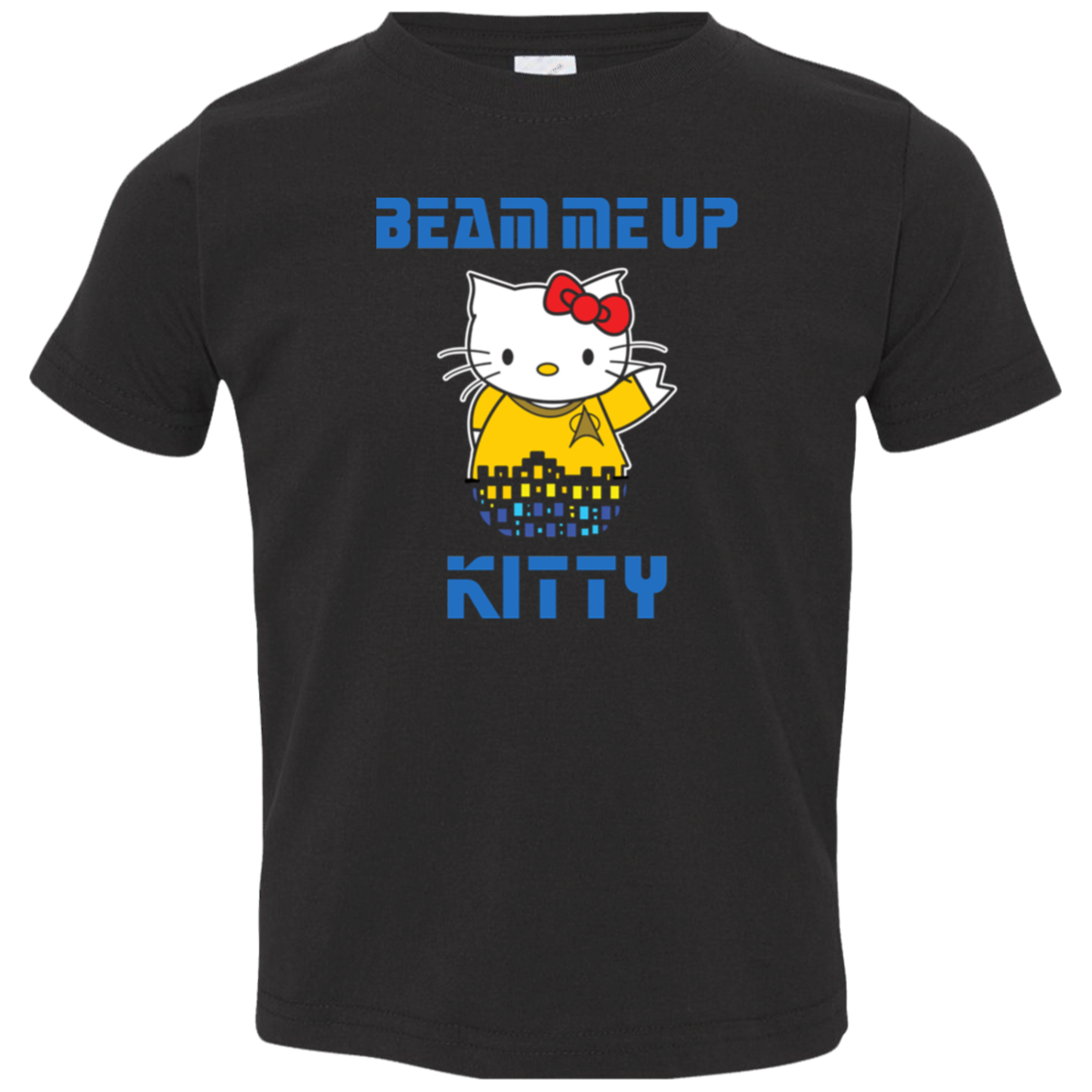 ArtichokeUSA Custom Design. Beam Me Up Kitty. Fan Art / Parody. Toddler Jersey T-Shirt