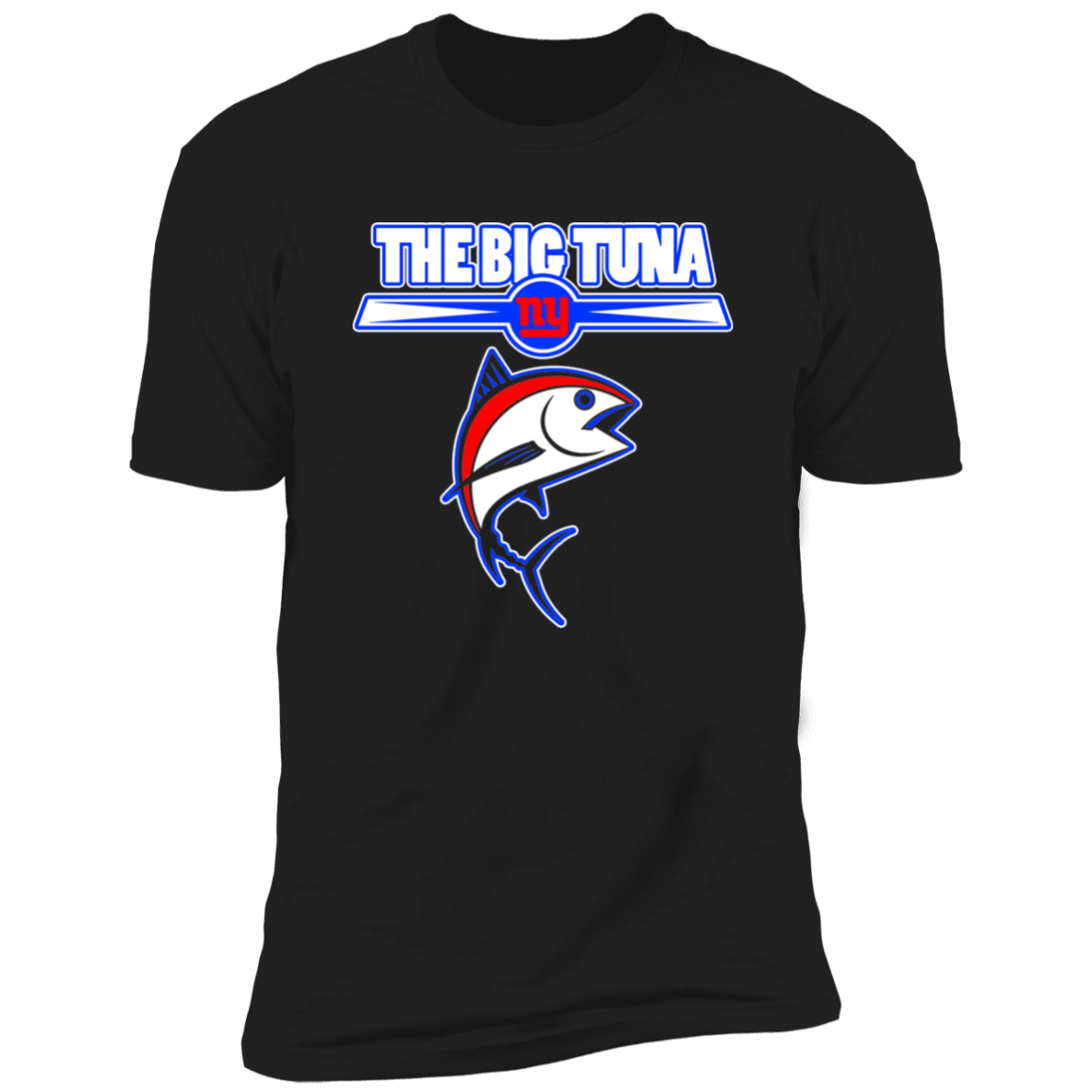 ArtichokeUSA Custom Design. The Big Tuna. Bill Parcell Tribute. NY Giants Fan Art. Men's Premium Short Sleeve T-Shirt