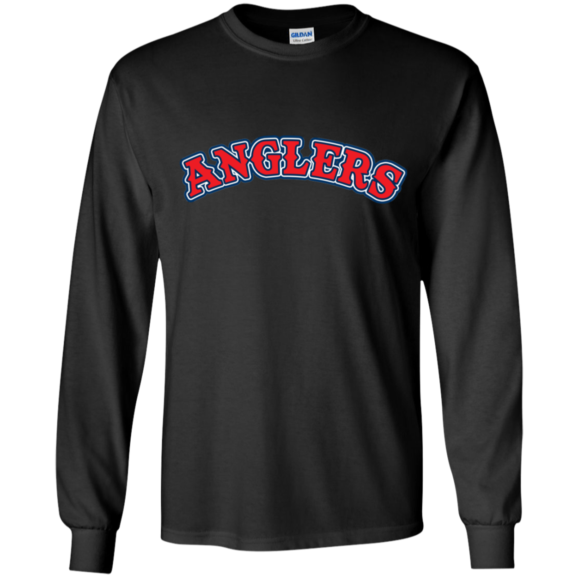 ArtichokeUSA Custom Design. Anglers. Southern California Sports Fishing. Los Angeles Angels Parody. Youth LS T-Shirt