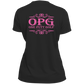 OPG Custom Design #5. Golf Tee-Shirt. Golf Humor. Ladies’ 100% polyester V-Neck Tee