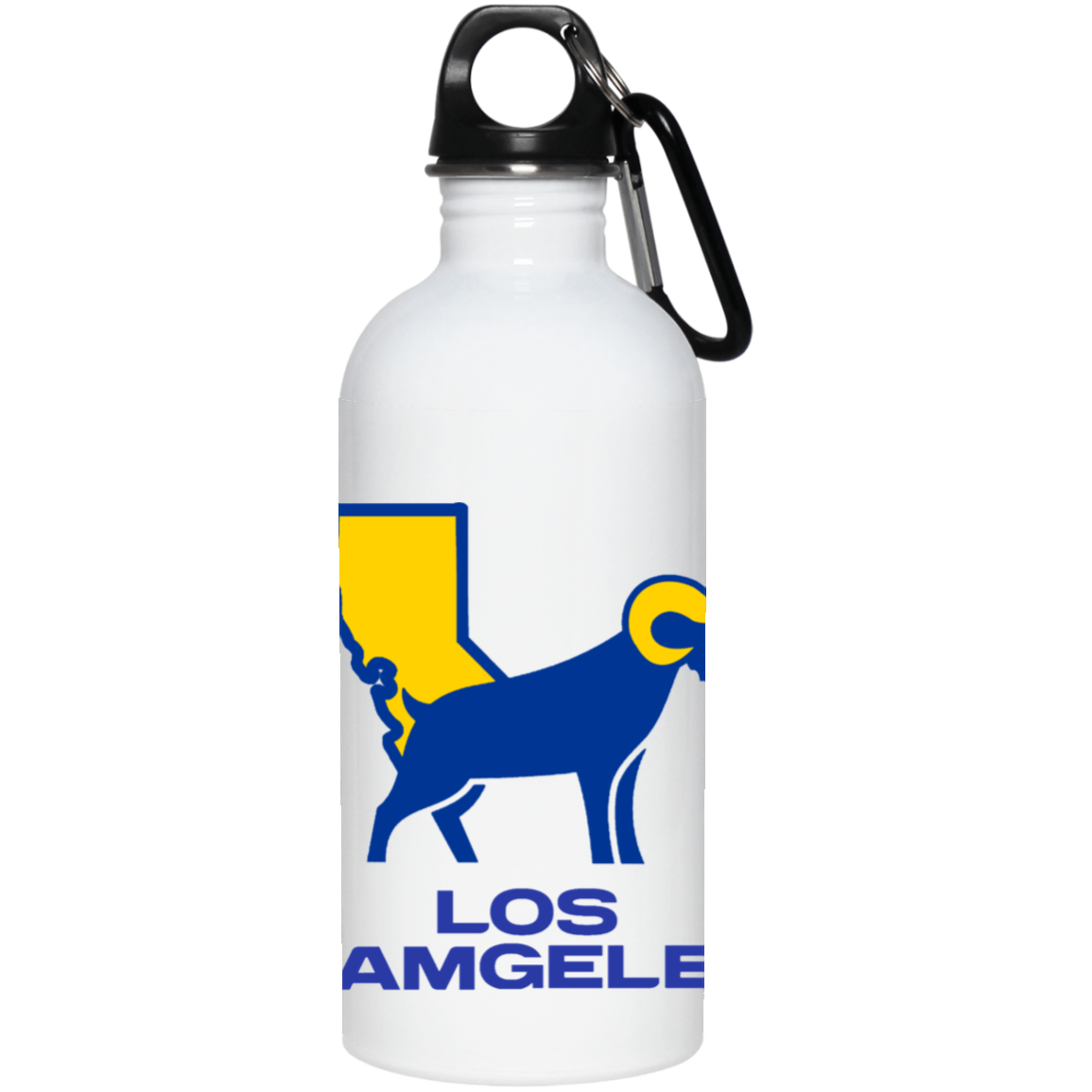 ArtichokeUSA Custom Design. Los Ramgeles. Fan Art. 20 oz. Stainless Steel Water Bottle