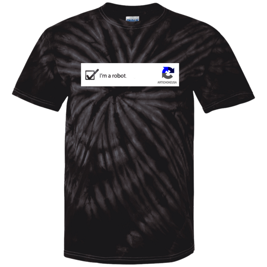 ArtichokeUSA Custom Design. I am a robot. Youth Tie Dye T-Shirt